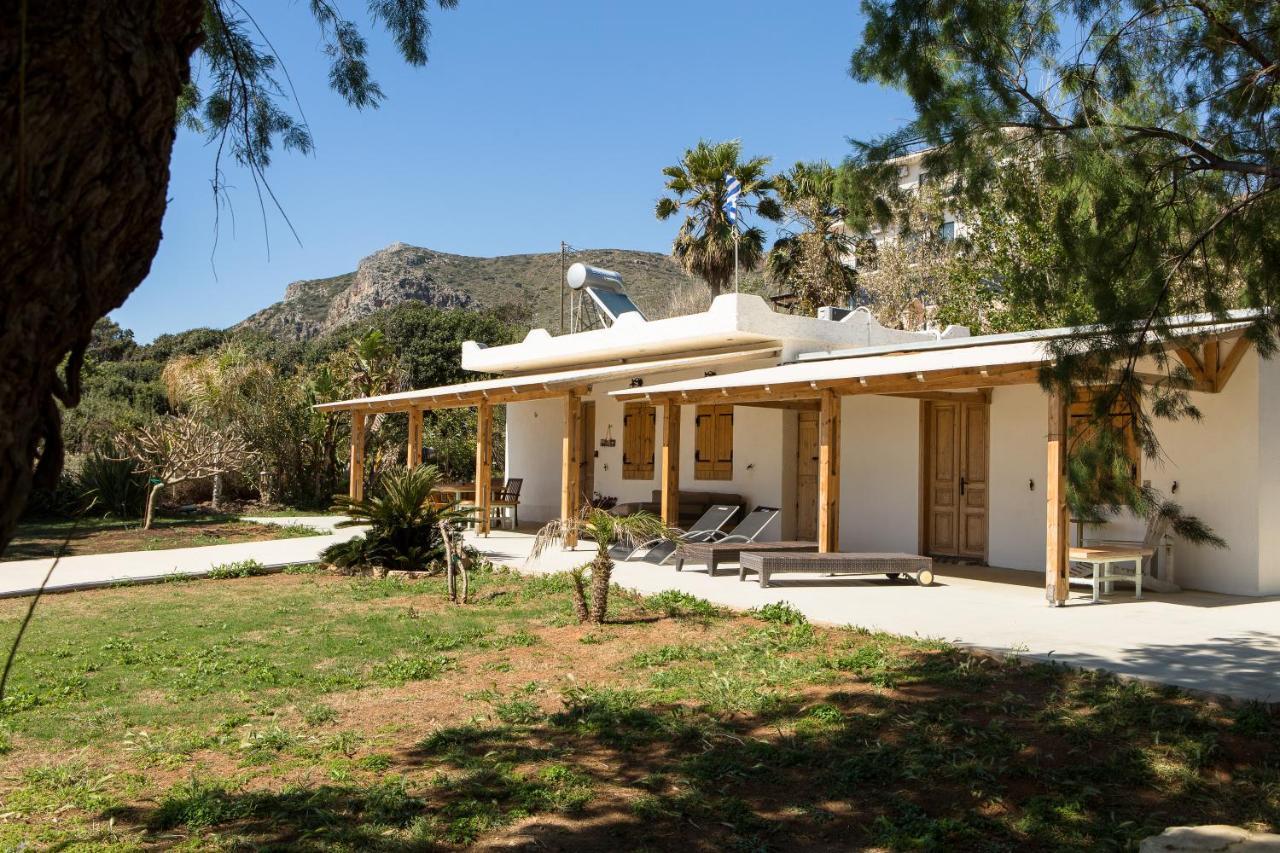 Mera Beachfront House - Phalasarna Exterior foto