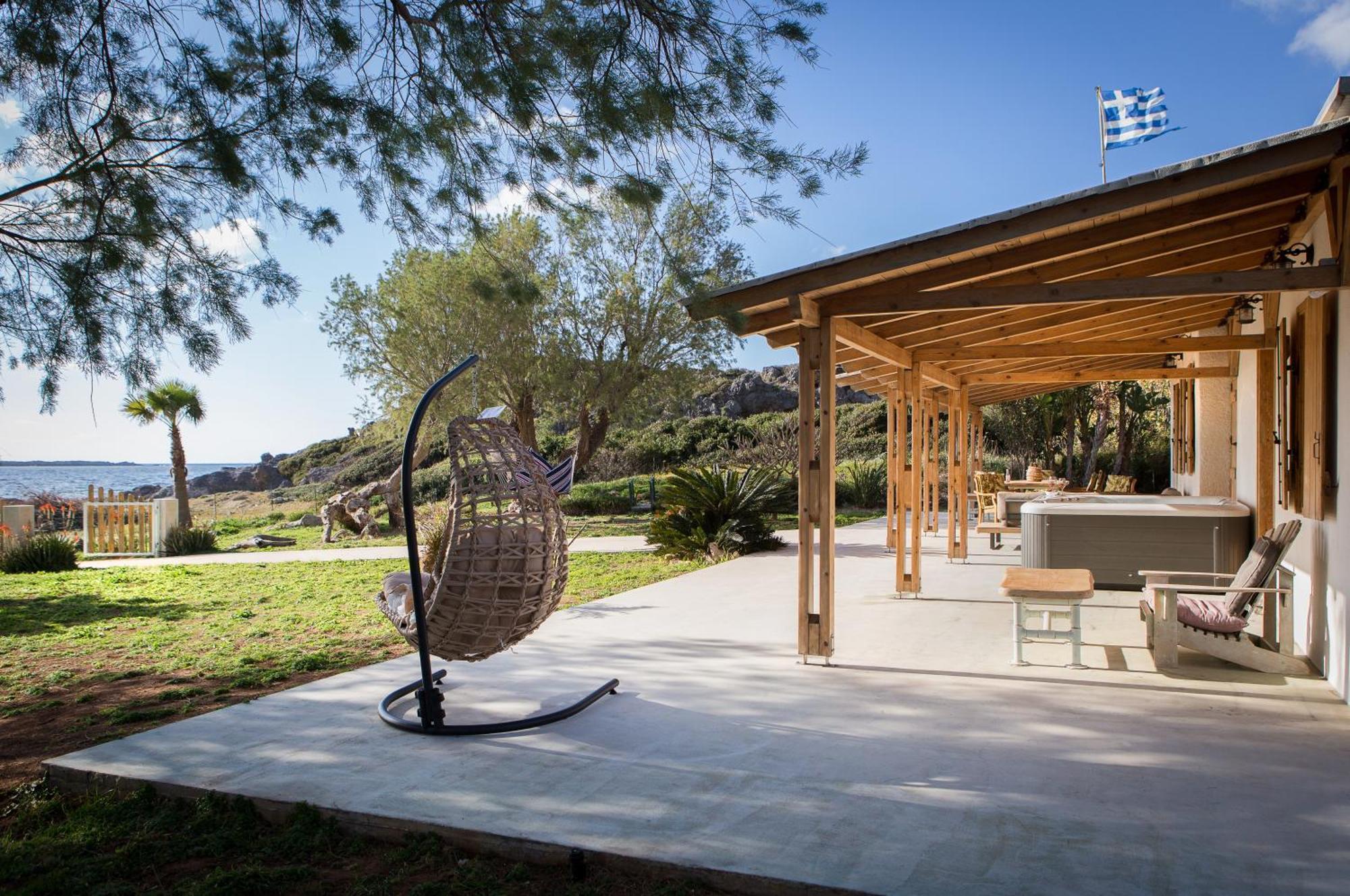 Mera Beachfront House - Phalasarna Exterior foto
