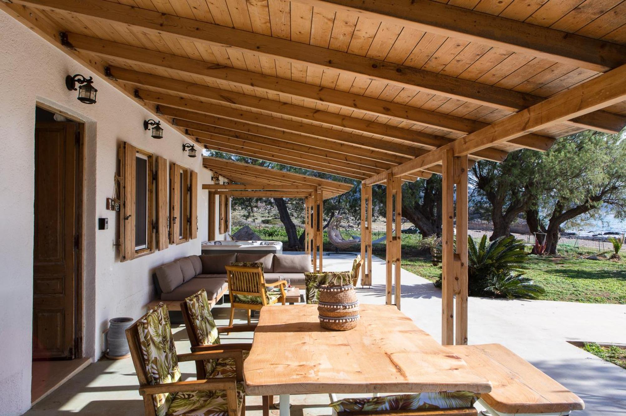 Mera Beachfront House - Phalasarna Exterior foto